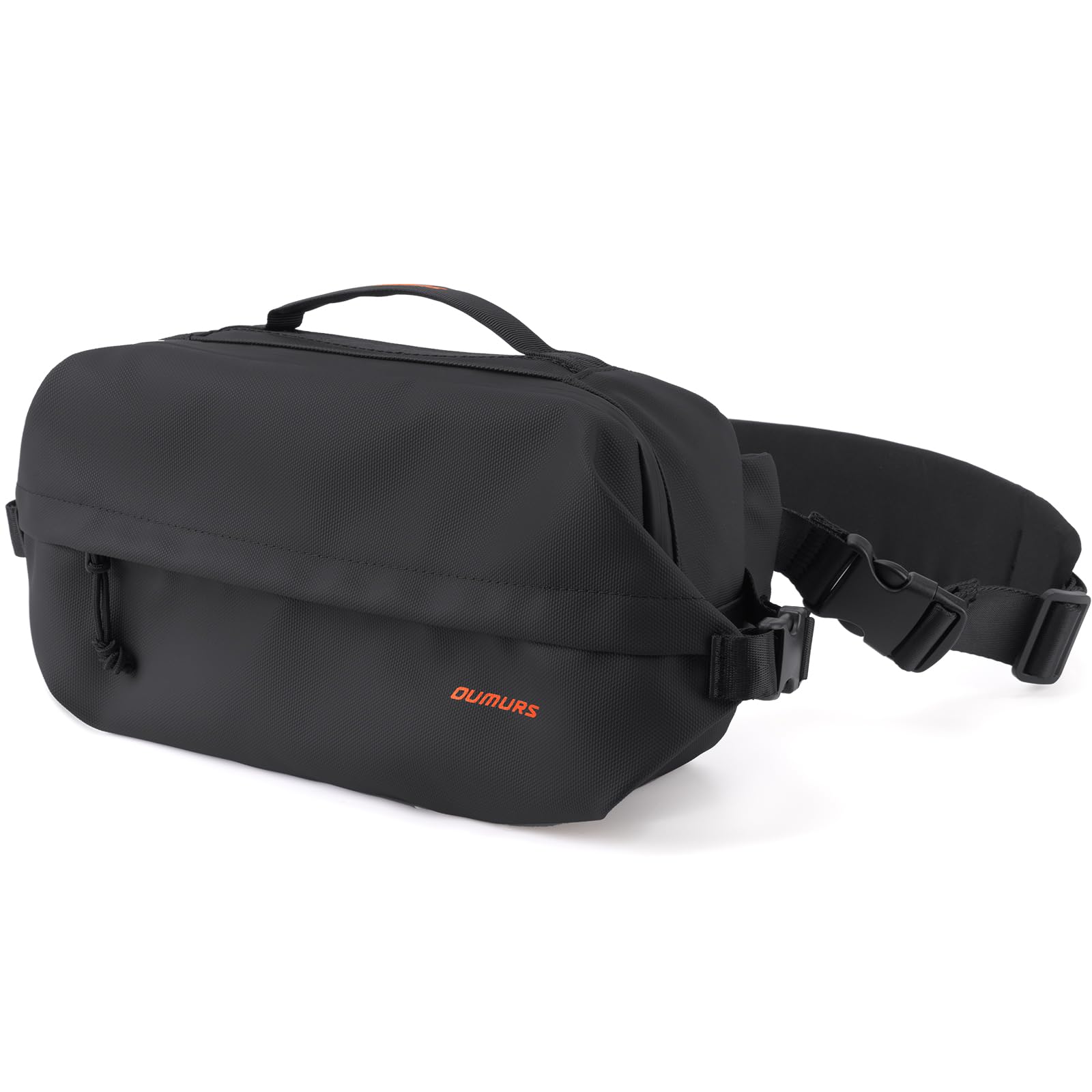 Oumurs 6L Expandable Crossbody Backpack Sling Bag for Men, Carry Chest Daypack, Water-resistant Travel Shoulder Bag 1800D Oxford Fabric Sling Backpack