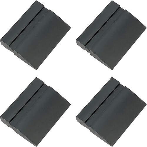 CARTINTS Escobilla de goma de silicona de 2 pulgadas, escobilla de goma para limpieza de vidrio, eliminación de burbujas de película de vinilo, 4