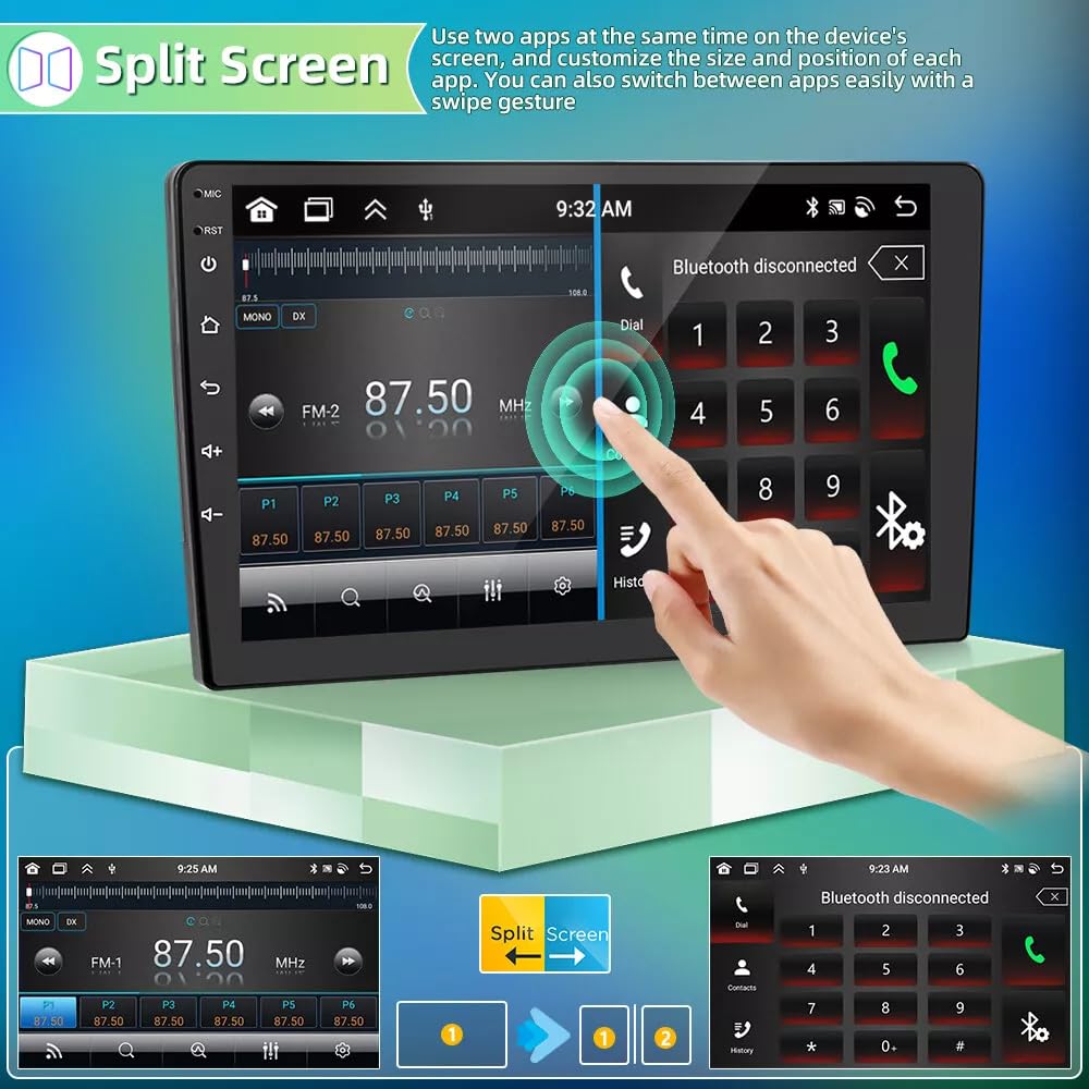 8+256G Android 15 Car Stereo for Hino Model 338 2018 Car Radio
