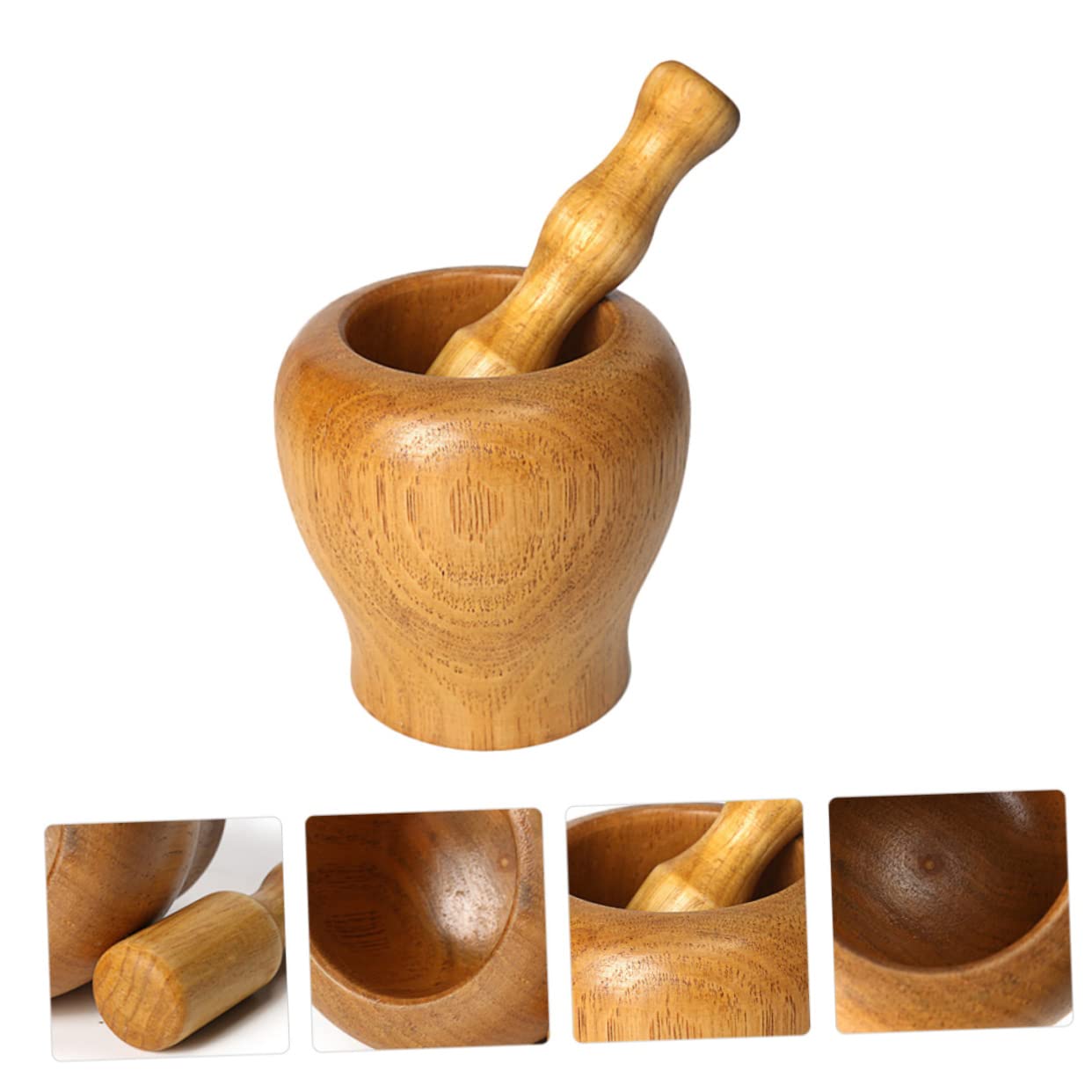 Manual Spice Grinder Garlic Press Medicine and Pestle Multifunctional for Home Use