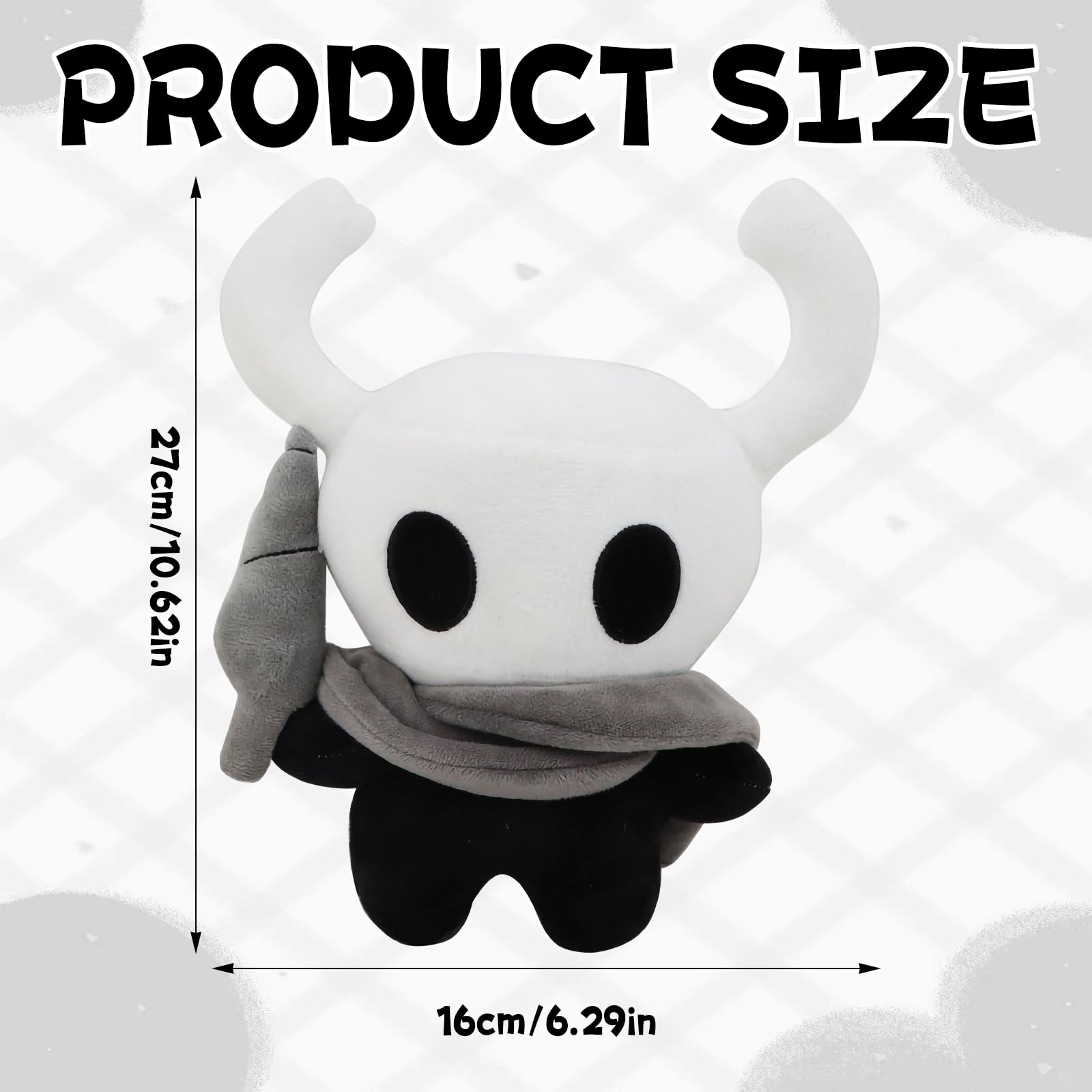 Hollow Anime Knight Peluche 28 cm Carine Statuette di Stoffa Decorazione Casa
