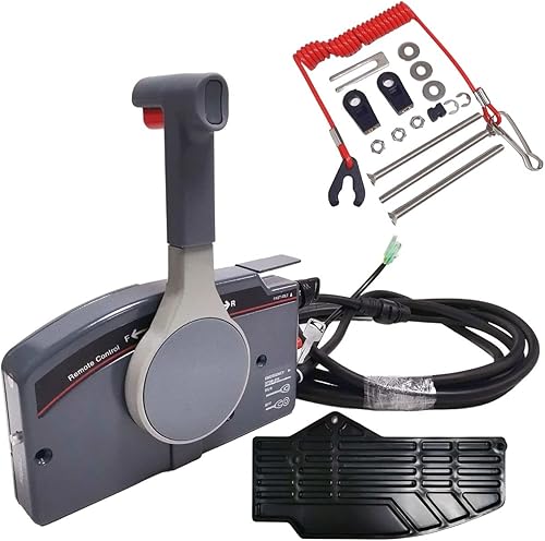 Uso para montaje lateral Caja de control remoto Assy 703-48230-14 703-48203-17 703-48203-15 para Yamaha Boat Motor Controller 7 Pins Push to Open