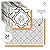 Black & white collection Peel and Stick Tile Stickers 24 PC Set backsplash Tile Decals Bathroom & Kitchen Vinyl Wall Decals Easy to Apply Just Peel & Stick Home Decor (Black & white B5, 6x6 Inch)