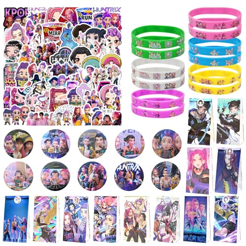 Bracelets silicone et badges autocollants en sacs cadeaux anniversaires