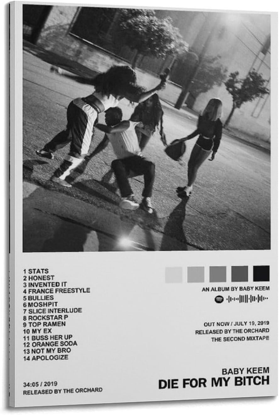 LIJIFENG Baby Keem For My Bitch Singer Poster Figure Poster