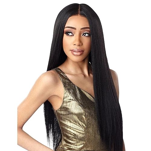 Sensationnel Butta - Pelucas de encaje  Unidad 18 extra ancha de 5 pulgadas de profundidad, línea de cabello sintético previamente despuntada, sin disponible en Yaxa Costa Rica