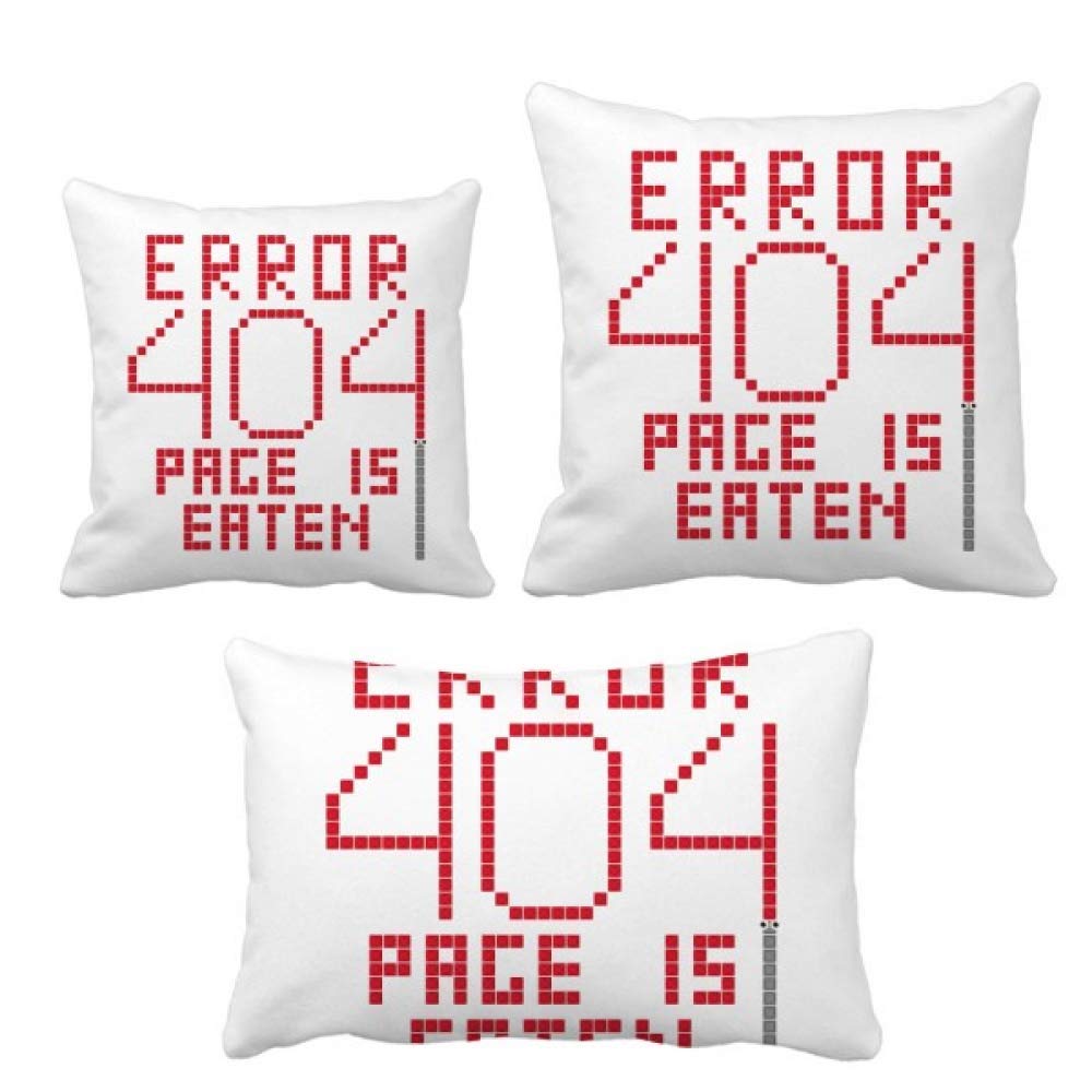 Housse de coussin 404 cadeau insolite idéal pour un programmateur