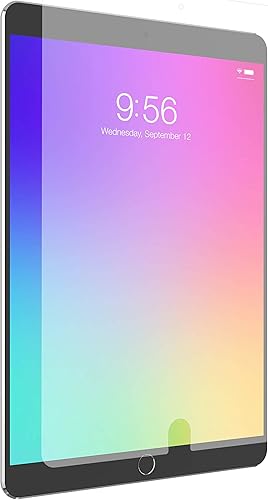 ZAGG InvisibleShield Glass+ VisionGuard - Protege tus ojos y tu iPad - Hecho para Apple iPad 9.7" - Protección de pantalla compatible con fundas