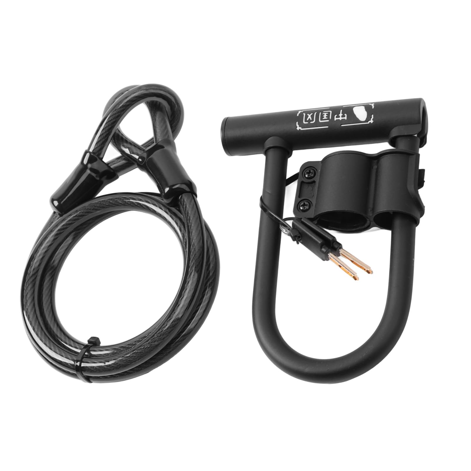 Lucchetto a U per bici, impermeabile, antiruggine, resistente, ad alta sicurezza, antifurto, a forma di U, per mountain bike