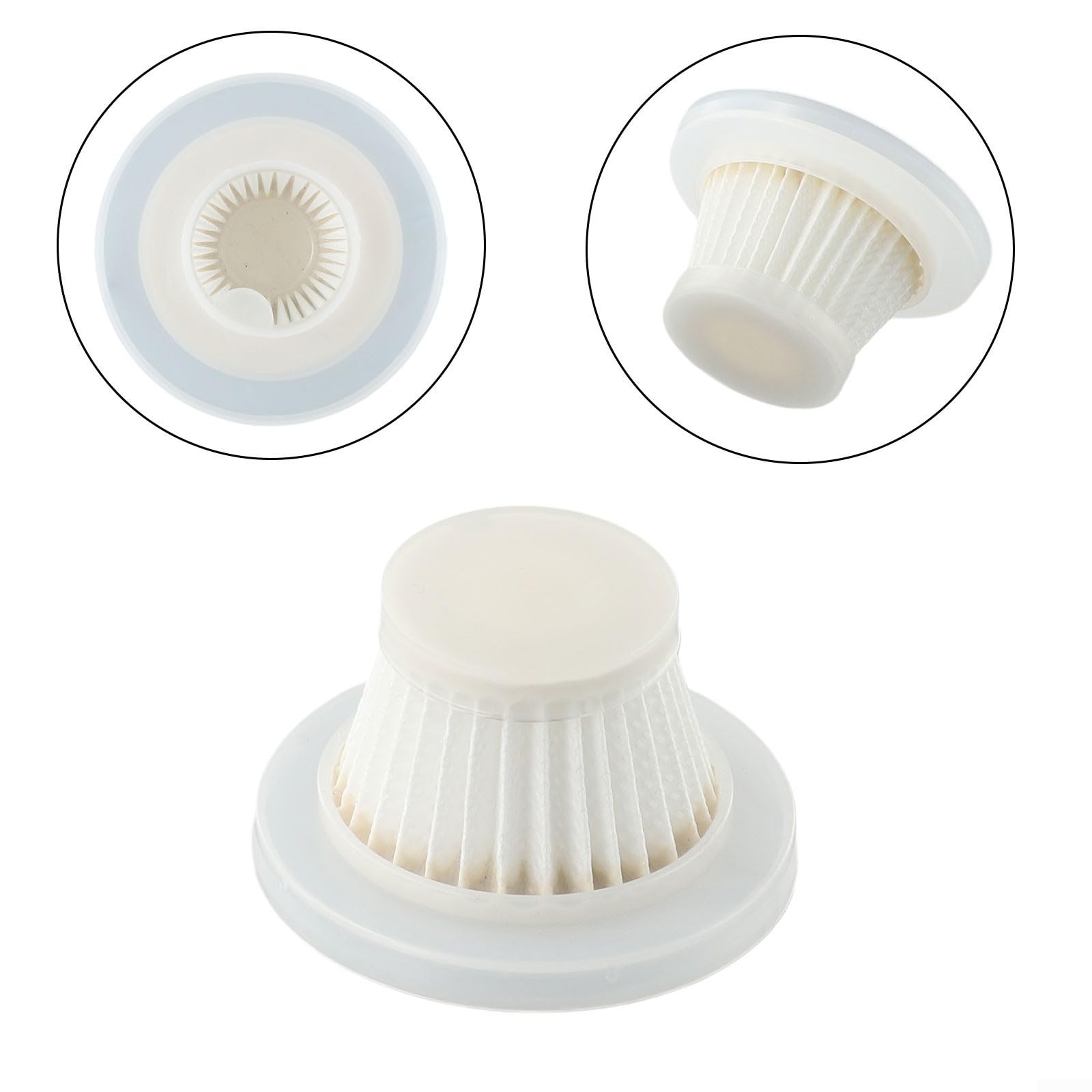 SKJJM 6 stuks handstofzuigerfilter, wasbaar HEPA-filter