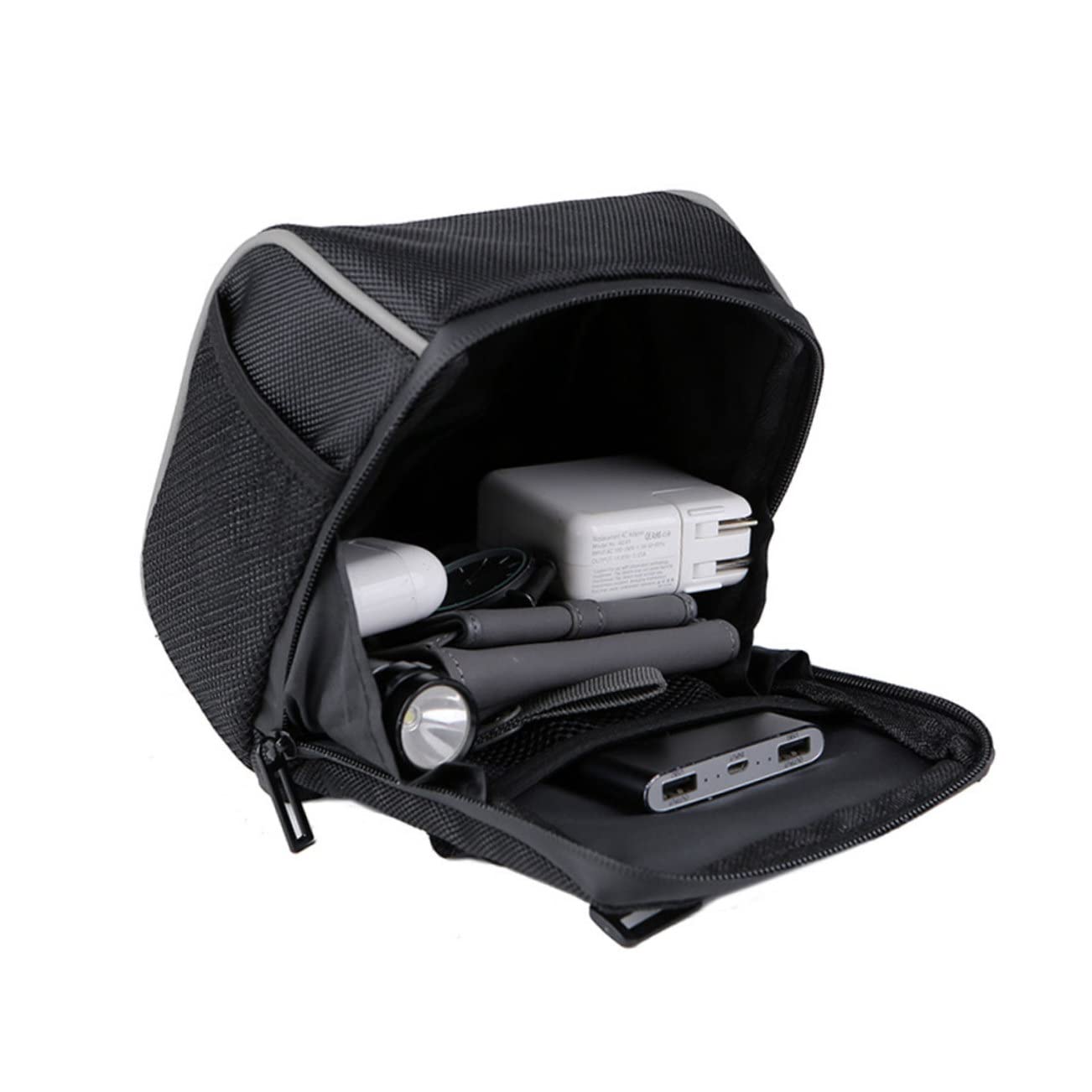 Sosoport 3 Pezzi Sacca Da Ciclismo Impermeabile Borsa Impermeabile Biciclette Manubrio All'aperto Coperture Custodia Per Bici Professionale Borsa Portabici Tessuto Oxford 600d Nero