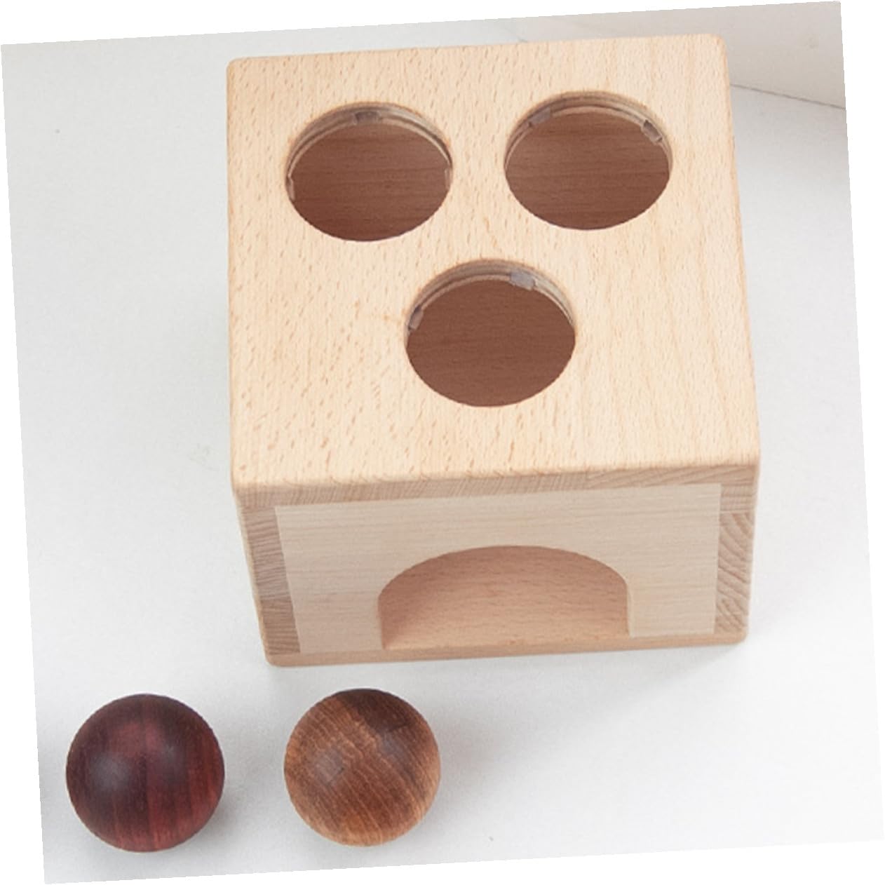 ERINGOGO Giocattolo di Legno da Battere Palline per Bambini, Gioco Educativo per Sviluppo Coordinazione Occhio-Mano, Kit Leggero e Sicuro per Asilo e Casa, Set
