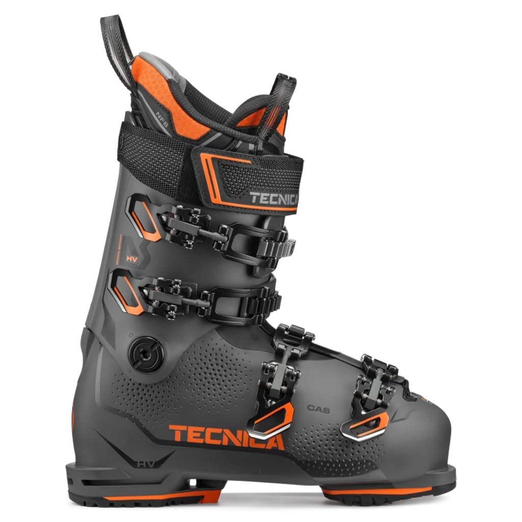 Tecnica Mach Sport MV 100 All Mountain/Sport Performance Men's Downhill Ski Boot (Race Grey, 19.5)