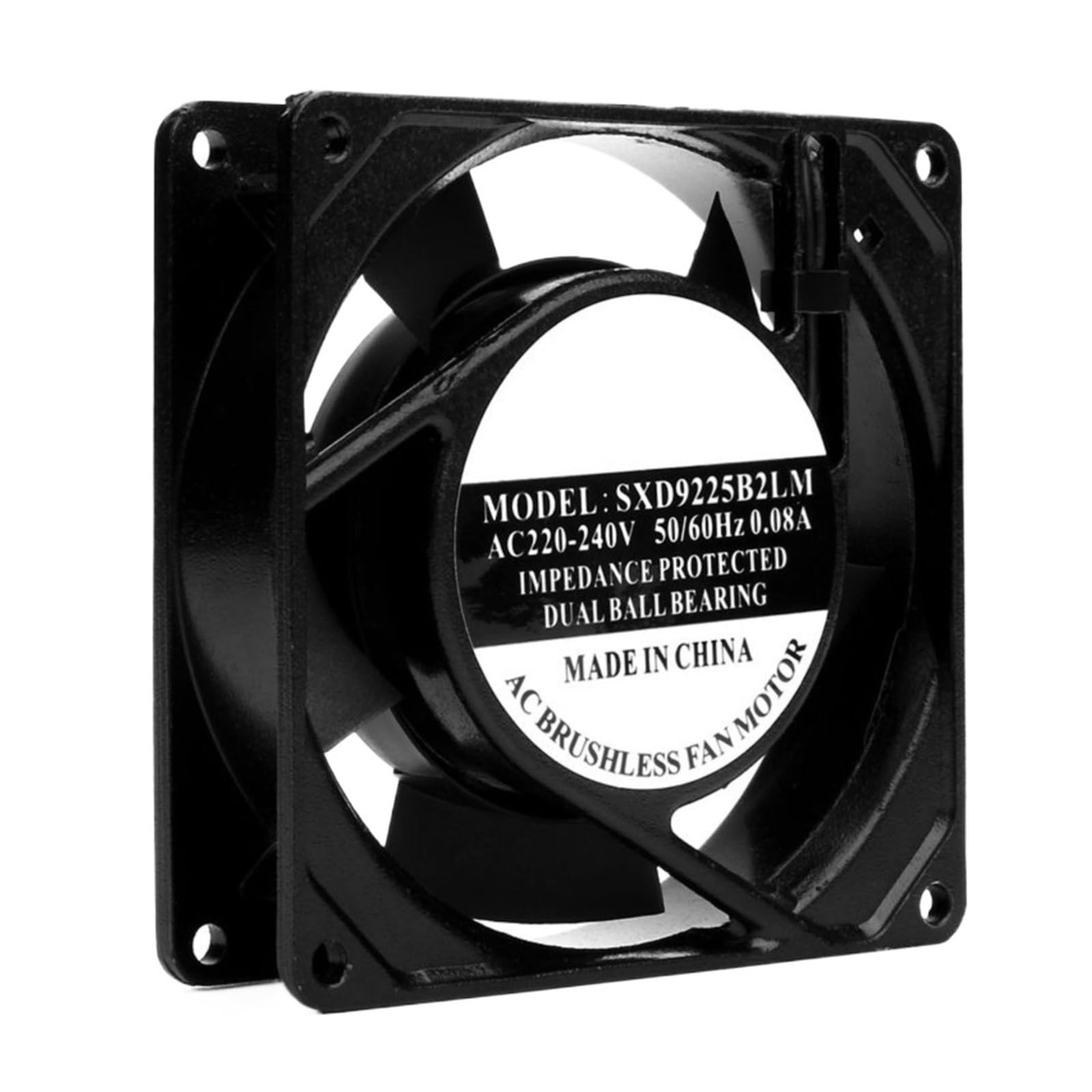 YMUGUEGH 1pcs 92mm Fan 90mm 9cm AC 220V 240V 25mm 2400RPM