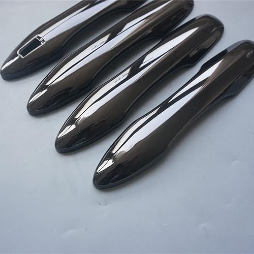 Miniatura 6 de Cubierta para manija de puerta negra brillante para Toyota Camry 2018-2022 Prius Hatchback 2016-2021 Corolla Hatchback Avalon 2019 2020 2021 2022