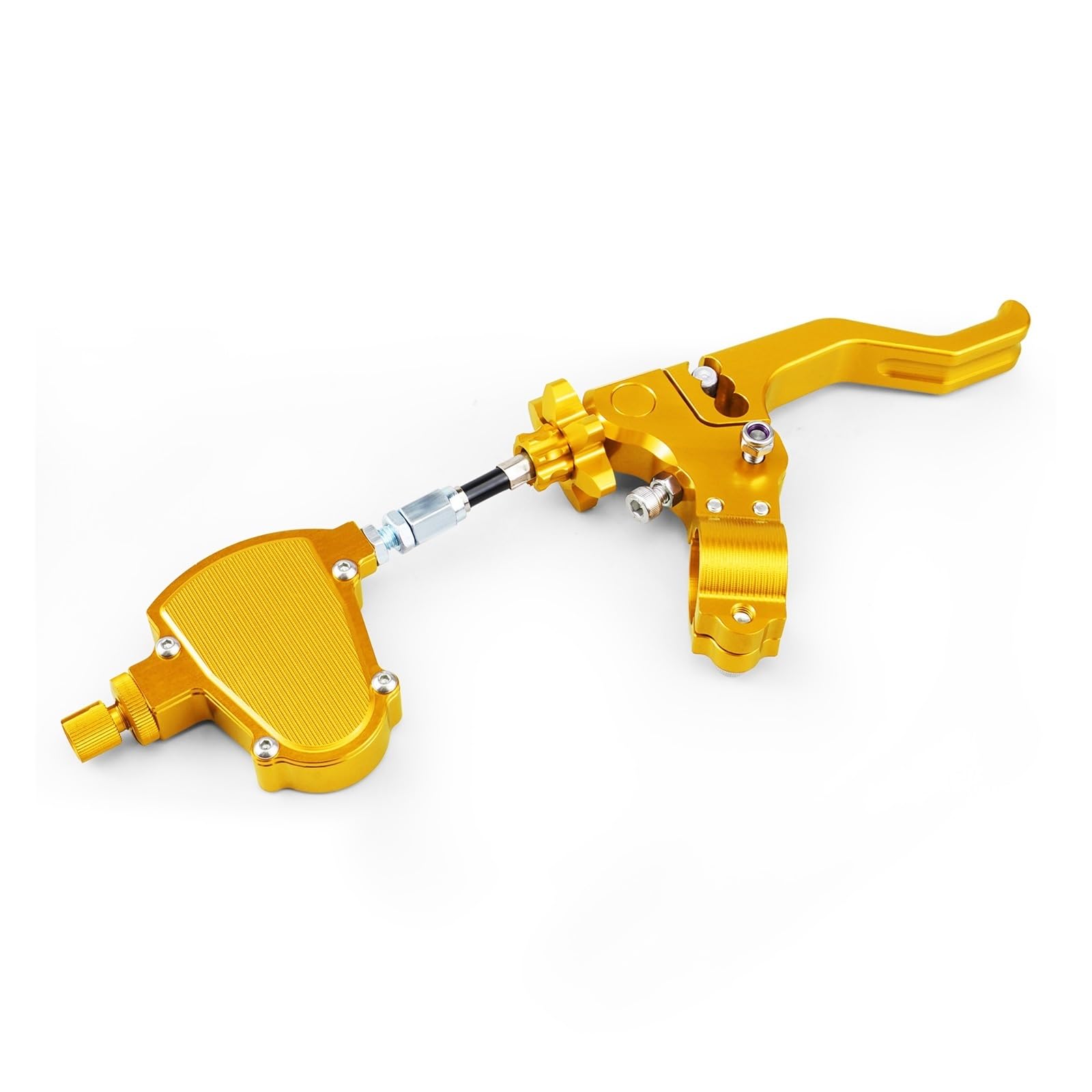 Zhannuobhd Gold2 Brake Clutch Lever For Crf450r For Kawasaki For Suzuki Universal 22Mm Shorty Stunt Clutch Lever Easy Pull Cable System(Gold2)