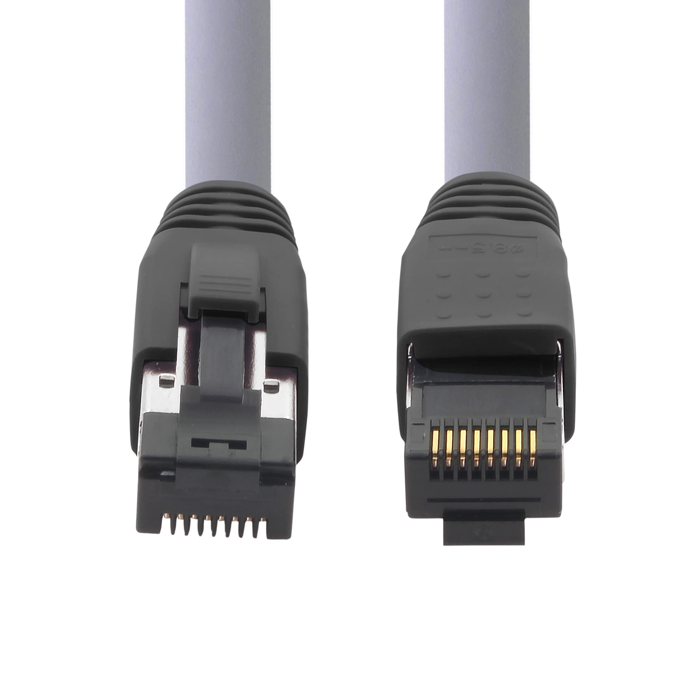 Cable de red Ethernet Cat8, 5 m, 40 Gb S, FTP, LSZH Cat 8, cable de datos Rj45 gris, 5 unidades de 5 m