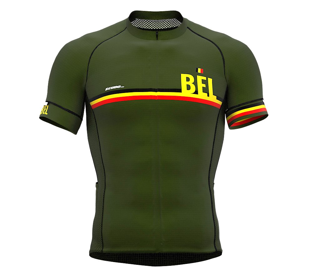 Belgium Green Code Short Sleeve Cycling PRO Jersey for Women - Size XXX-Large