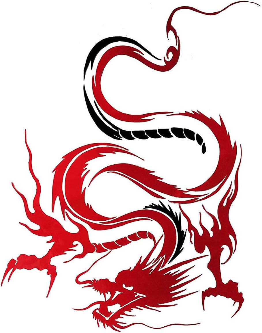 Amazon.com: Car Decals Dragon Car Graphics Vinyl Hood Decal Roof Decal ...