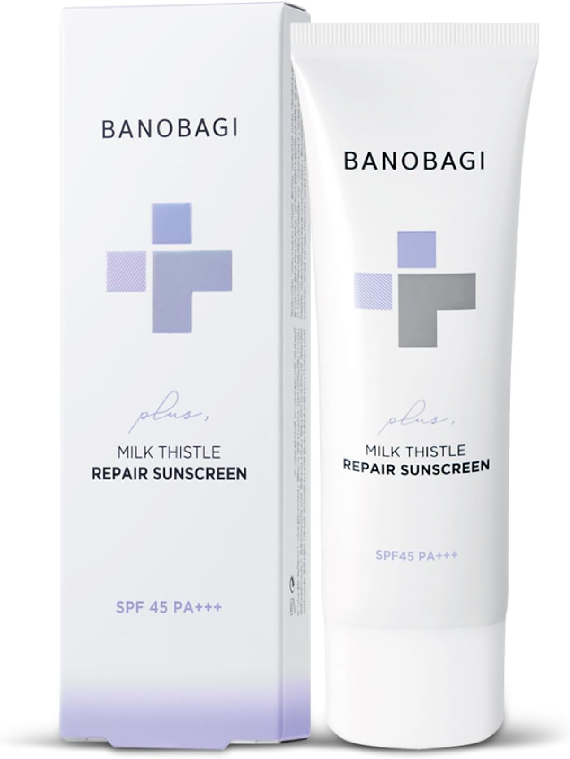 Milk Thistle Sunscreen SPF 45 PA+++ with Niacinamide | Korean Sunscreen for Sensitive Skin | Best Face Sunblock with No White Cast | Anti-Aging SPF Protection Lotion (50ml)