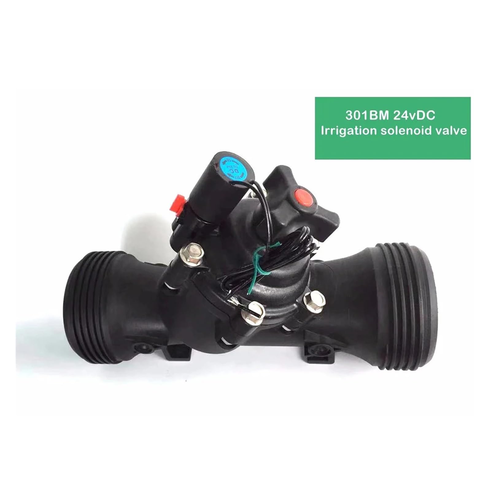 3“ Elettrovalvola for irrigazione dell'acqua normalmente chiusa 220V 12V 24V Valvola in nylon(24V)