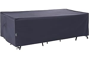 F&J Outdoors Patio Air Hockey Table Cover with UV Protection for Rectangular...