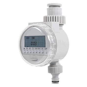 Irrigation Timer, Irrigation Controller Digital Plastic Solar Power LCD Garden Multi-Programs for Irrigation'$