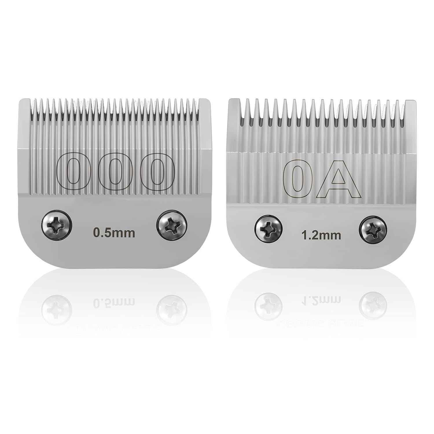 Professional Detachable Replacement Ceramic Blades set,compatible with oster Classic 76/Star-Teq/Power-Teq andi A*dis AGC,BDC,BGC,MBG Series Clippers