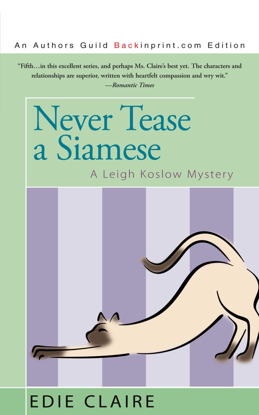 Buy Never Tease a Siamese (Leigh Koslow Mystery) — BookShops.in