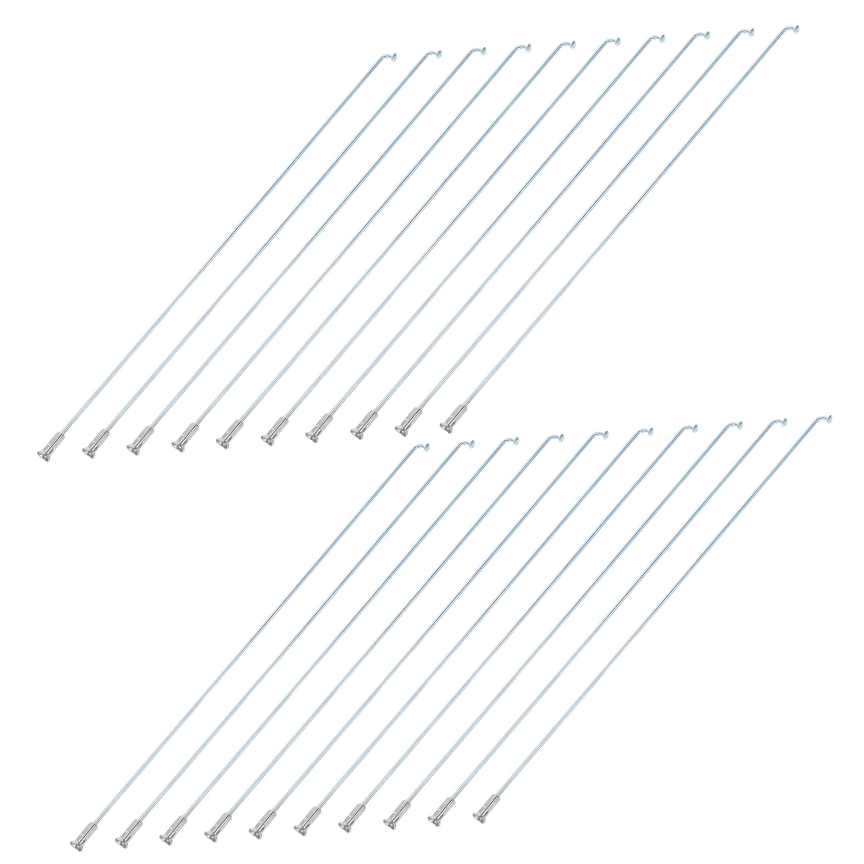 HANABASS 36pcs J Bend Bicycle Spokes Durable for Mountain Road Bikes Easy Installation Reliable Replacement Parts for Cyclists