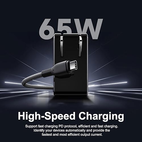 Miniatura 9 de HKY Cargador USB C de 65 W para NOCO Boost X GBX45 GBX55 GBX75 GBX155 y Boost Air AX65 2000A UltraSafe Lithium Jump Starters Reemplazo NOCO U65