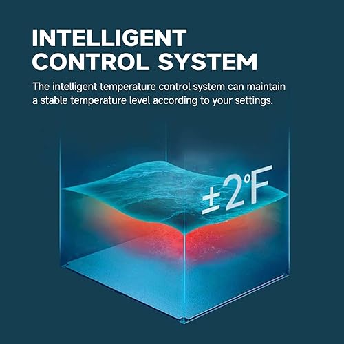 Miniatura 13 de Calentadores de piscina sobre el suelo para piscinas de hasta 2000 galones, máximo 11568BTU, bombas de calor para piscina, se adapta a calentadores