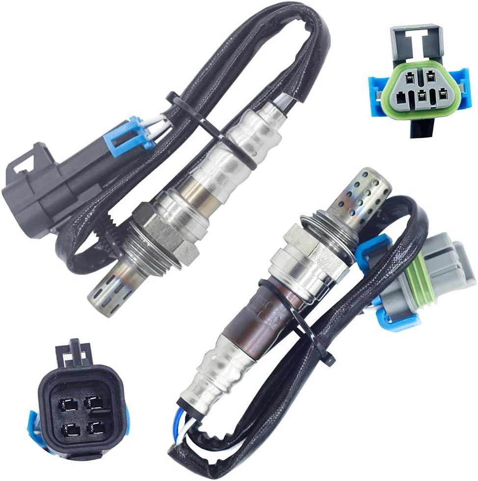 Oxygen Sensor O2 (Only fit 2.4L Engine) for Chevrolet Malibu Equinox Captiva Sport GMC Terrain Pontiac Solstice G6 Saturn Vue Sky Aura Upstream+Downstream 2pcs