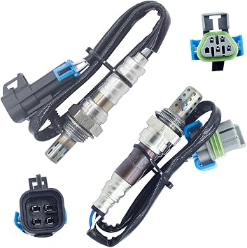 Oxygen Sensor O2 Only fit 2.4L Engine for Chevrolet Malibu Equinox Captiva Sport GMC Terrain Pontiac Solstice G6 Saturn Vue Sky Aura Upstream+Downstream 2pcs