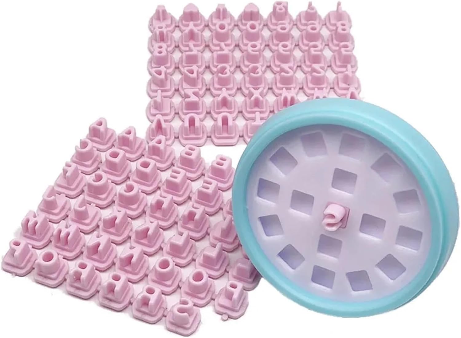Number Letters Cookie Stamp Mold 8 Set Cookie Molds For Cake Decorating - Reusable Plastic Alphabet Number Stamps For Homemade Biscuits