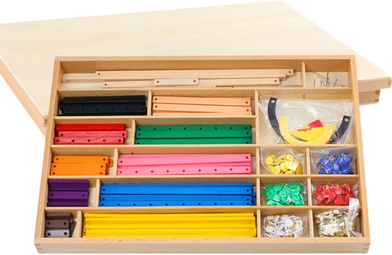 "Abbraccia" 幾何学的なスティック カラフルな幼児向け教育学習ロッド