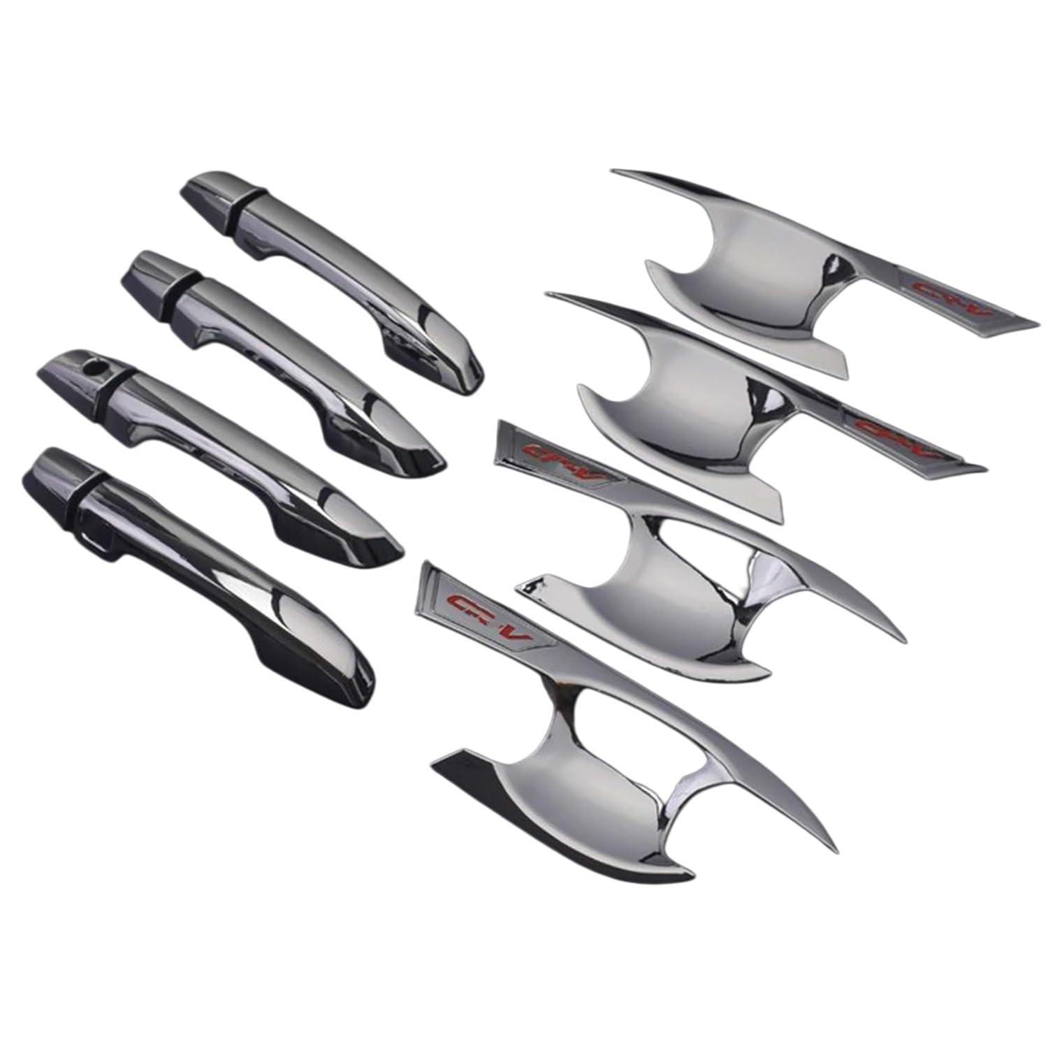 Wsx5fc Black G Exterior Door Handles For Cr-V Crv 2017 2018 2019 2020 2021 Auto Parts Chrome Car Door Handle Bowl Cover Protector Paste Style Left-Hand Drive