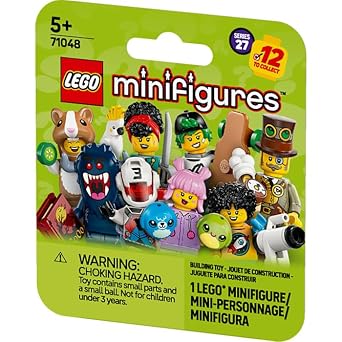 LEGO Minifigures Series 27, Mystery Blind Box, Ages 5+, 1 of 12 Collectible Characters, 71048