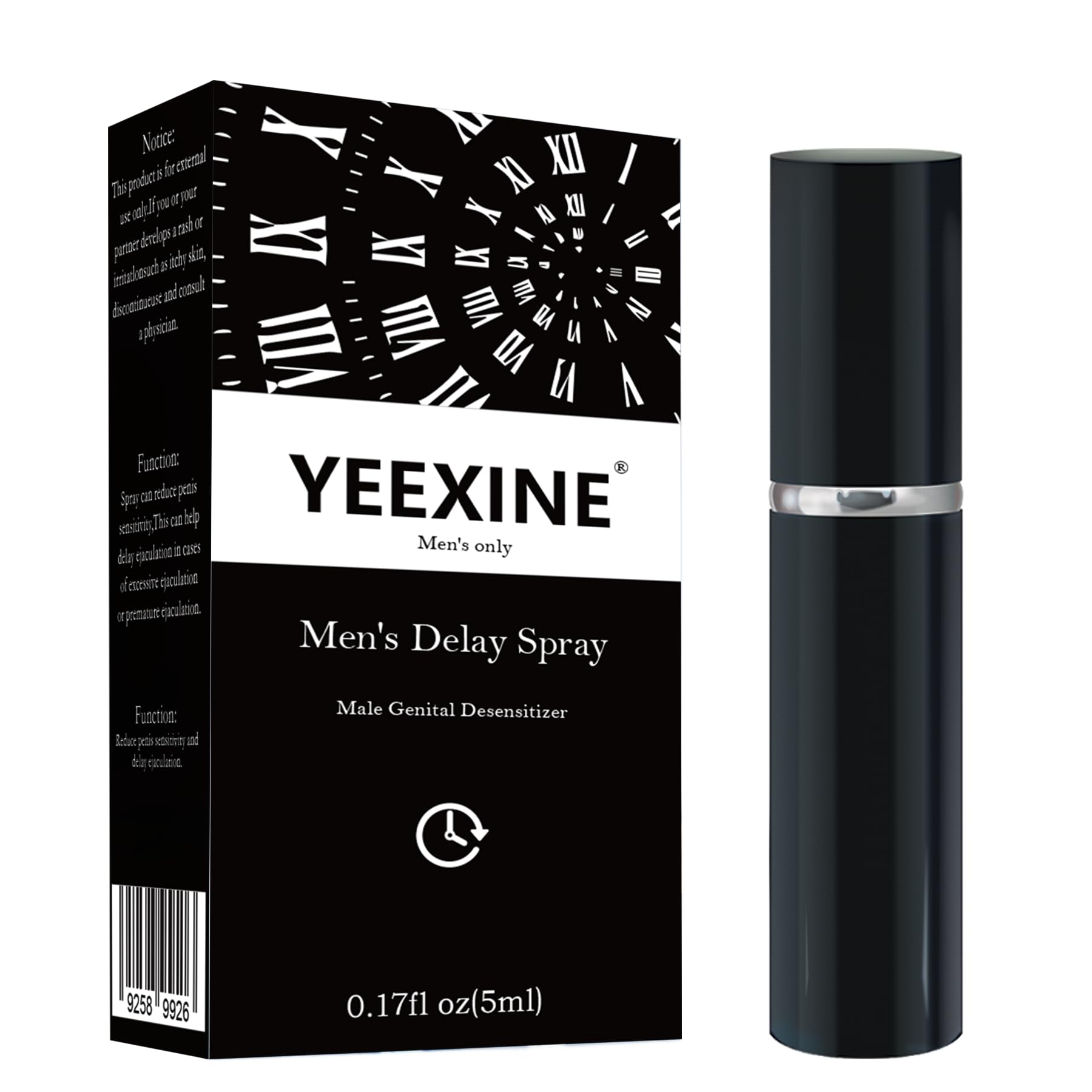 YEEXINE Delay Spray,Extra Power Spray zur Verzögerung der männlichen Ejakulation 5ml，Verzögerungsspray für Männer
