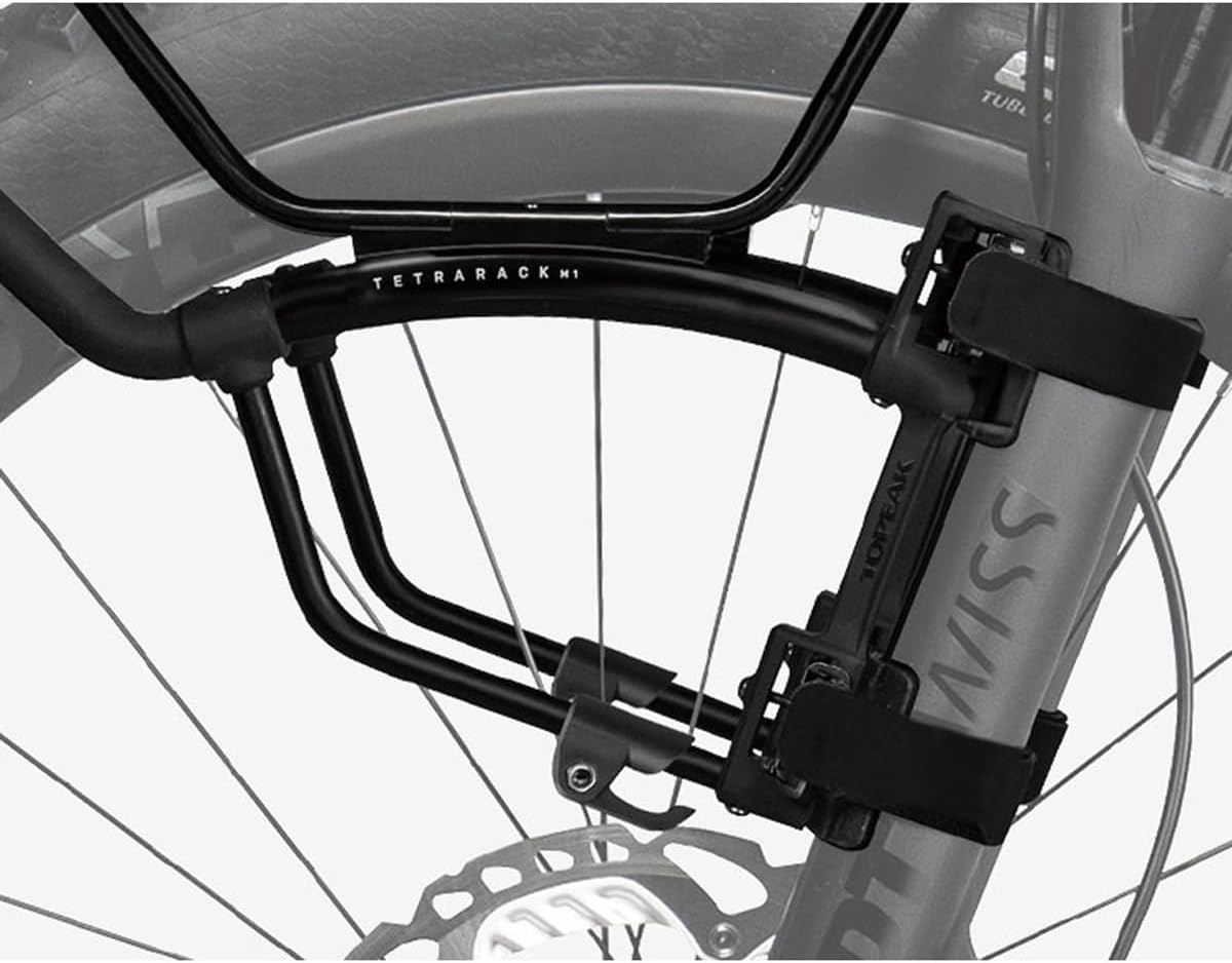 Topeak Unisex - Adult Tetrarack M1 Pannier Rack, Black, 37.4 cm