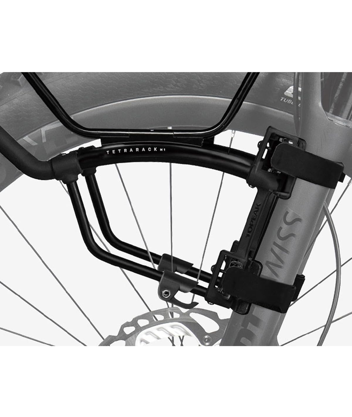 Topeak Tetrarack M1 Porte-Bagages Unisexe pour Adulte, Noir, 37,4 cm