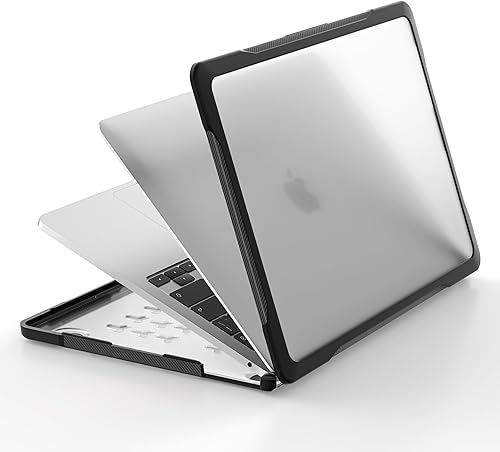 Miniatura 3 de Batianda Funda de protección definitiva para MacBook Pro de 13 pulgadas, modelo A2338, M2, M1, chip A2251, A2289, versión 2022 2020, bordes de fibra