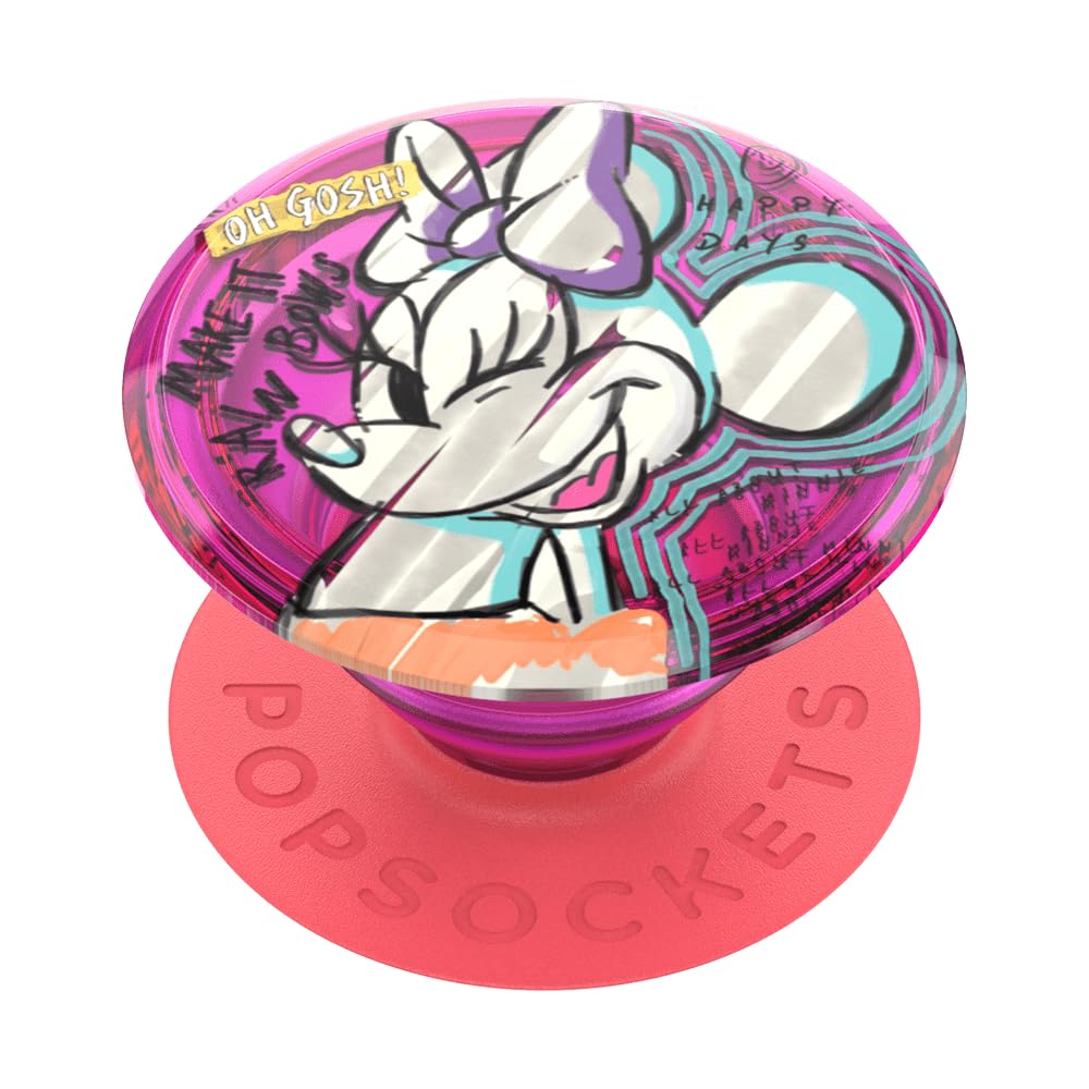 PopSockets de Minnie Mouse agarre translúcido para teléfono y soporte universal móvil 8