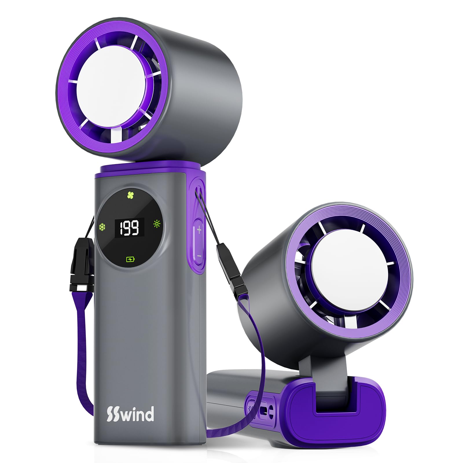 Amazon.com: SSWind Portable Handheld Fan with Ice Cooling, 199