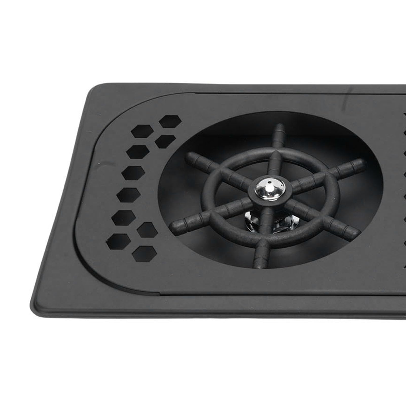 Enjuagador de Vidrio de Acero Inoxidable para Fregadero, Lavavasos Automático con Rociador de Alta Presión y Bandeja de Goteo, Ideal para Cocina Casera, Bar, Cafetería