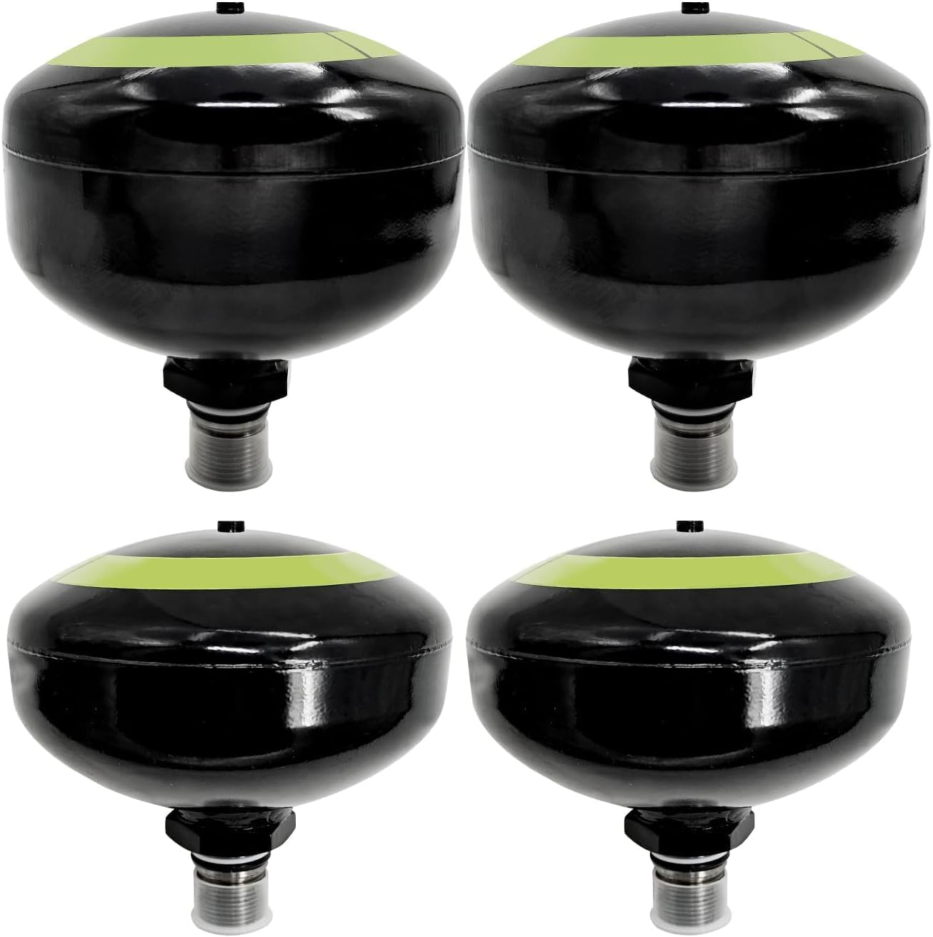 49141-60010 49151-60010 4Pcs Front & Rear Suspension Accumulator.Compatible with Toyota Land Cruiser 1999-2007, 4.7L & Lexus LX470 1998-2007, 4.7L, Driver or Passenger Side.