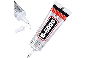 6000 Jewelry Glue Clear Rhinestone and Bead Adhesive, 10ml