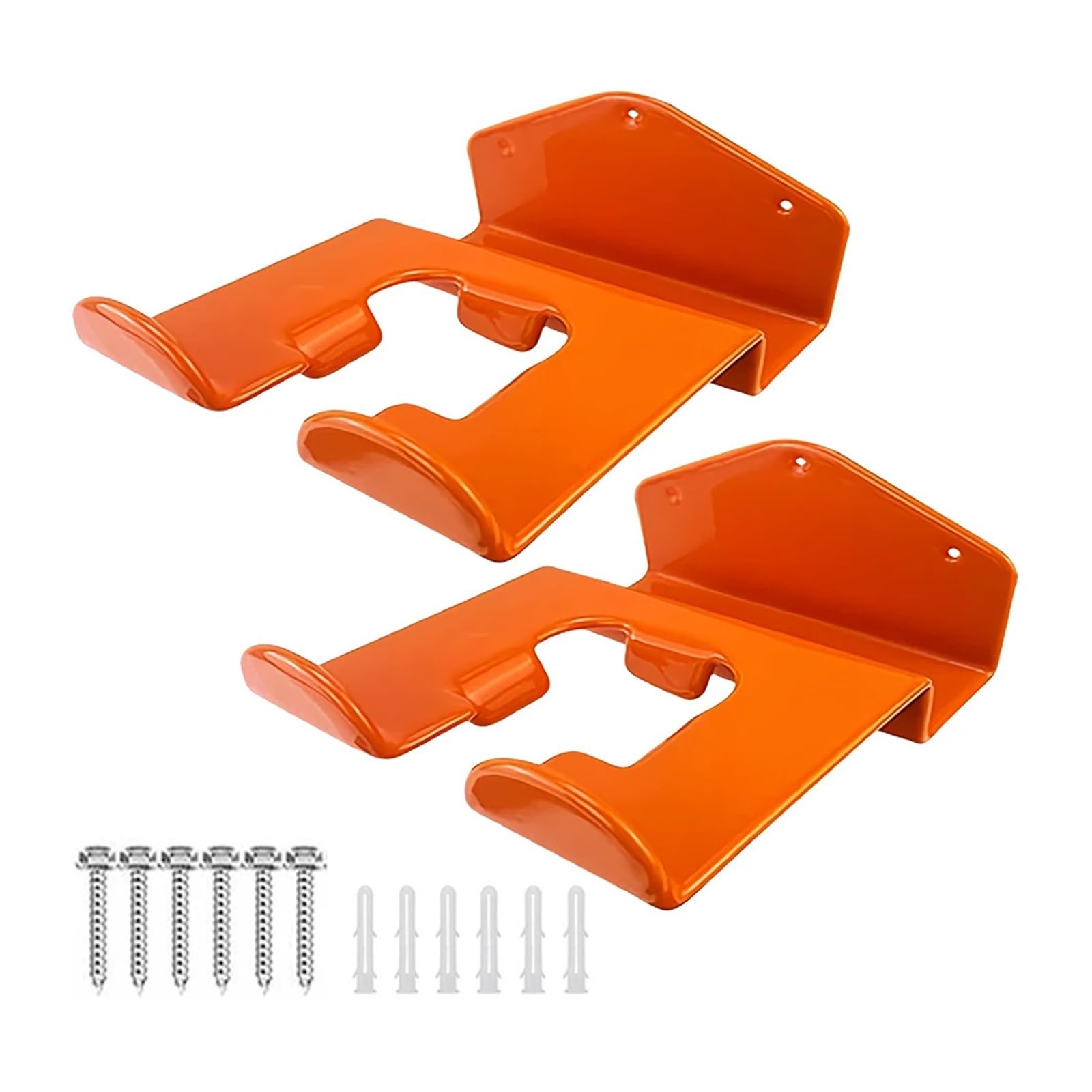 Organizador de garaje (2 unidades) - Soporte resistente for desbrozadoras y herramientas eléctricas jardín Gancho for colgar cortasetos Ideal for patios talleres Para Garajes