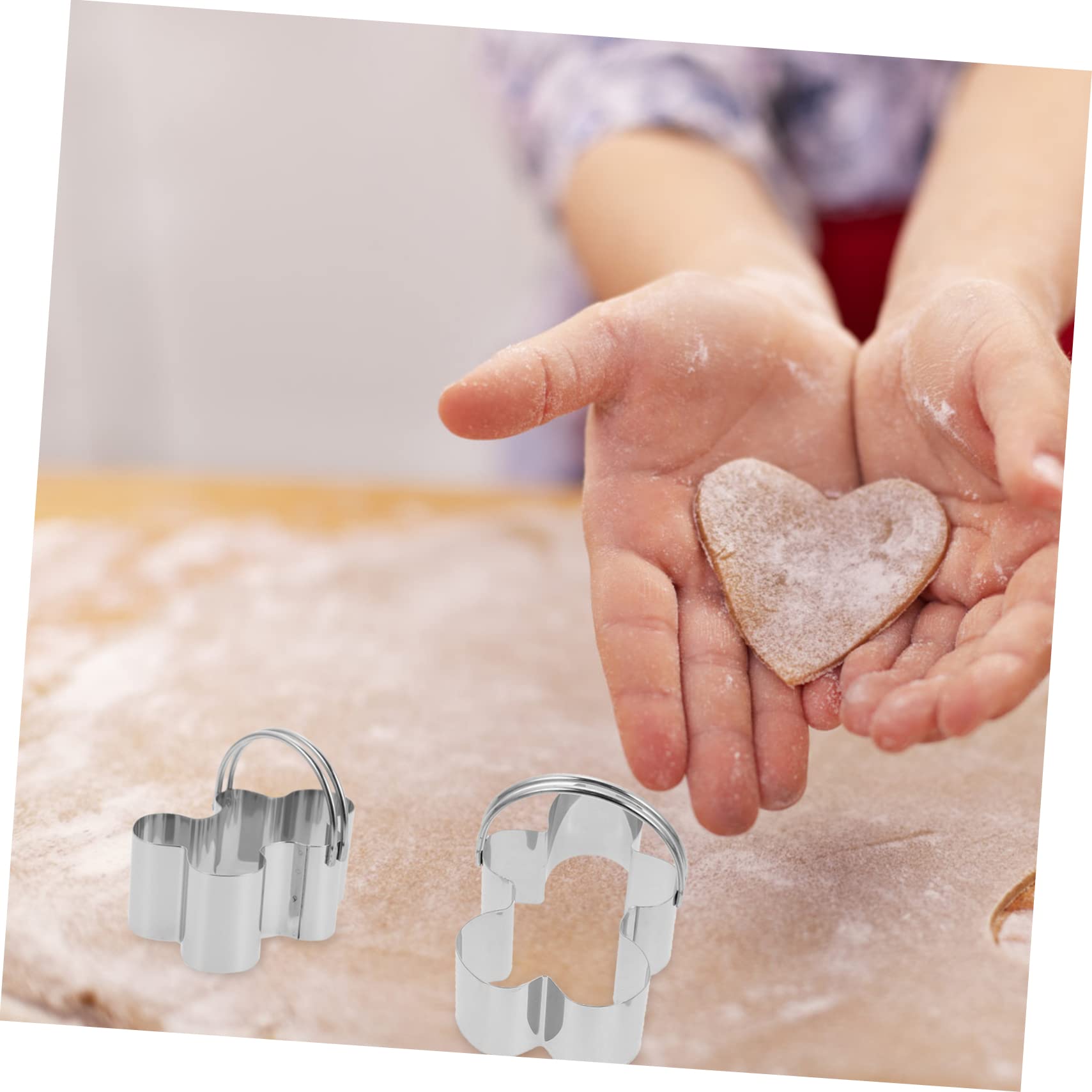 Ciieeo 25 Stk 5-teiliges Set Mousse-Ringe entzückender Keksausstecher Backform Kuchenschneider küchenmaschiene kochgeschirr Kekse Mousse-Formen Formen von Ausstechformen Rostfreier Stahl