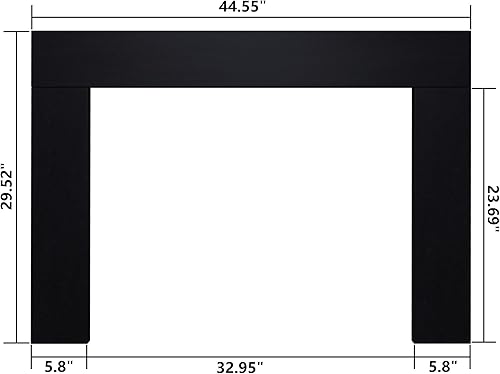 Miniatura 10 de Valuxhome 750W1500W Hogar eléctrico empotrado en la pared con sonido a ramas ardiendo